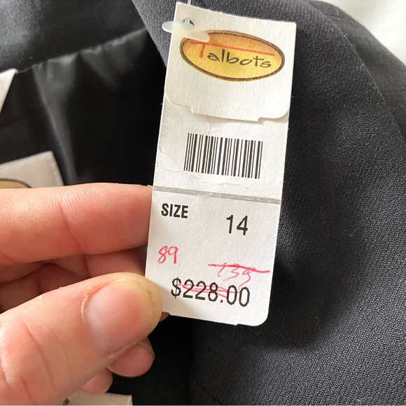 Talbots Gray 3 Button Suit Jacket NWTs - Picture 4 of 4